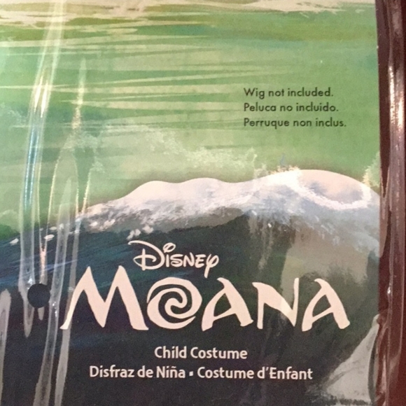 Halloween Moana Costume NWT Medium 7-8 - Picture 5 of 8
